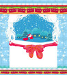 Illustration of funny santa claus