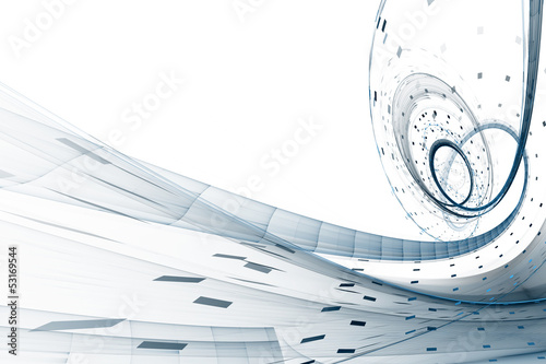 Illustration: Blue abstract background Blue abstract background