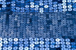 blue sequin background