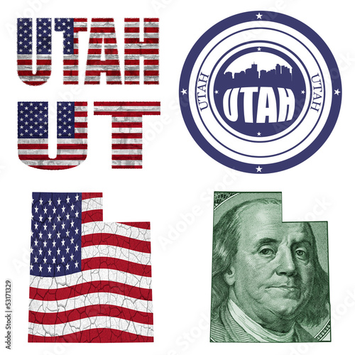 Illustration: Utah state collage Utah state collage