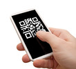 Photo: QR Code on Smartphone QR Code on Smartphone