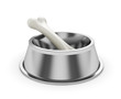 Dog food isolated