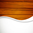 Vector Illustration of a Wood Background
