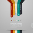 Vektor: Infographics vector design template. Trendy style. Infographics vector design template. Trendy style.