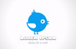 Vector: Logo little funny fat bird abstract. Children fun concept. Logo little funny fat bird abstract. Children fun concept.