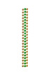 Letter 'I' made of shiny beads