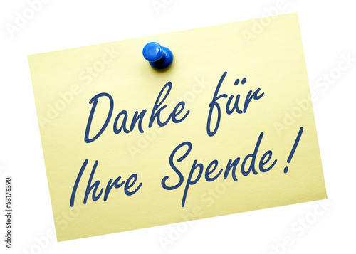 Illustration: Danke für Ihre Spende ! Danke für Ihre Spende !