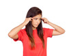 Girl with headache