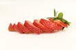 sliced strawberry