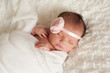 Photo: Portrait of a Beautiful Newborn Baby Girl Portrait of a Beautiful Newborn Baby Girl