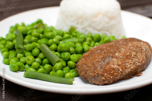 Photo: Chicken kiev or cordon bleu dinner Chicken kiev or cordon bleu dinner