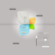 infographics template with icons