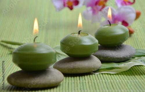 Photo: Wellness Grün Orchidee Kerzen Wellness Grün Orchidee Kerzen