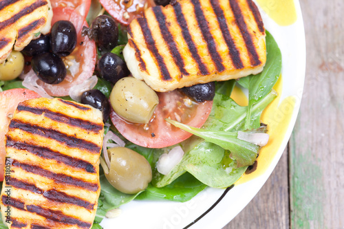 Photo: halloumi salads halloumi salads