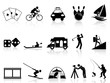 Vector: Leisure and Recreation icons set Leisure and Recreation icons set