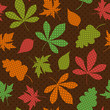 Vektor: seamless autumn pattern seamless autumn pattern