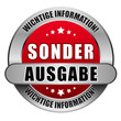 5 Star Button rot SONDERAUSGABE WI WI