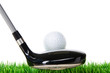 golfschläger und golfball
