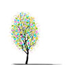 Vector: Young tree for your design Young tree for your design