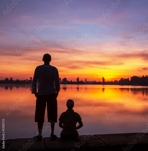 Photo: Couple at sunset Couple at sunset
