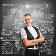 Photo: Idea Concept Business Woman Idea Concept Business Woman