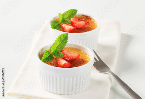 Photo: Creme brulee desserts Creme brulee desserts