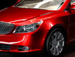Illustration: luxury sedan car close-up, studio style 3d illustration luxury sedan car close-up, studio style 3d illustration