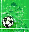 soccer / football illustration, free copy space, vector