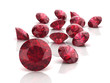 Photo: Ruby or Rodolite gemstone (high resolution 3D image) Ruby or Rodolite gemstone (high resolution 3D image)