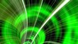 Animated wormhole through space, green