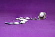 Jewellery on deep purple