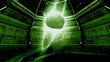 Animation of brains in a futuristic mechanical room