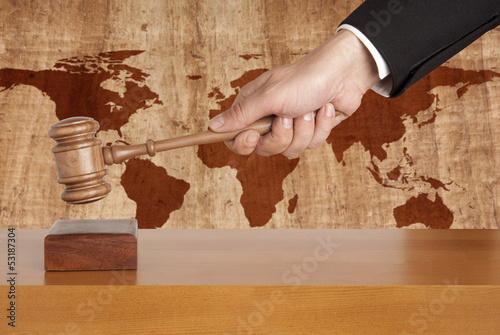 Photo: Wooden gavel Wooden gavel