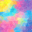 Colorful abstract triangles vector background