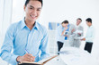 Photo: Handsome businessman at work Handsome businessman at work