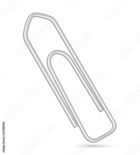 Vector: Büroklammer 3D Büroklammer 3D