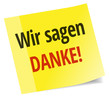 Wir sagen Danke!