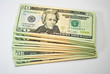 Stack of Twenty Dollar Bills