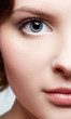close-up of beautiful woman
