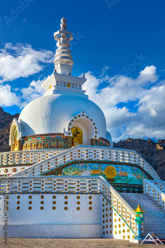 Photo: Shanti Stupa, Leh Shanti Stupa, Leh