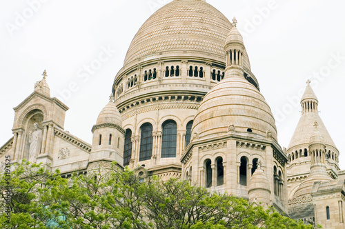 Photo: Basilica of Sacred Heart Sacre Coeur Paris France Basilica of Sacred Heart Sacre Coeur Paris France