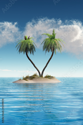 Illustration: Tropical Island Tropical Island