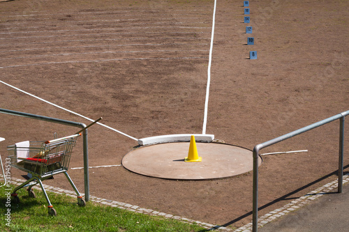 Photo: Kugelstoßring Kugelstoßring