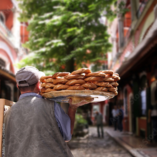 Photo: simit verkäufer simit verkäufer