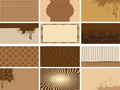 Vetor: coffee set backgrounds for business cards coffee set backgrounds for business cards