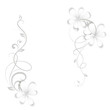 Background with abstract flower