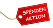 Ilustração vetorial : Spendenaktion Spendenaktion