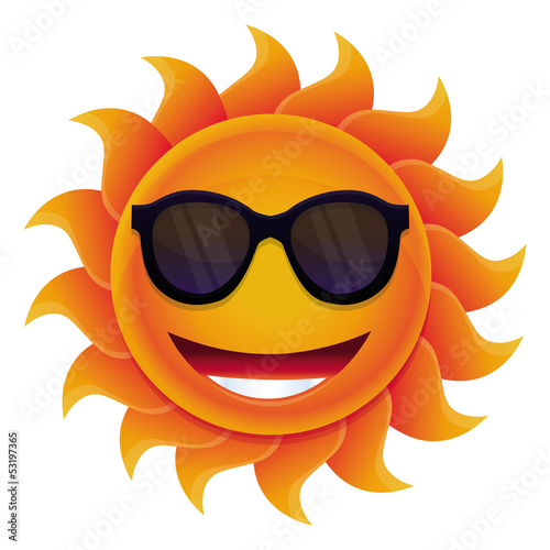 Vector: Vector cartoon sun Vector cartoon sun