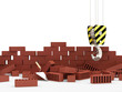 Illustration: Industrial Background with place for Your text Industrial Background with place for Your text