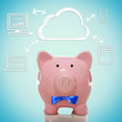 Cloud computing with piggy bank